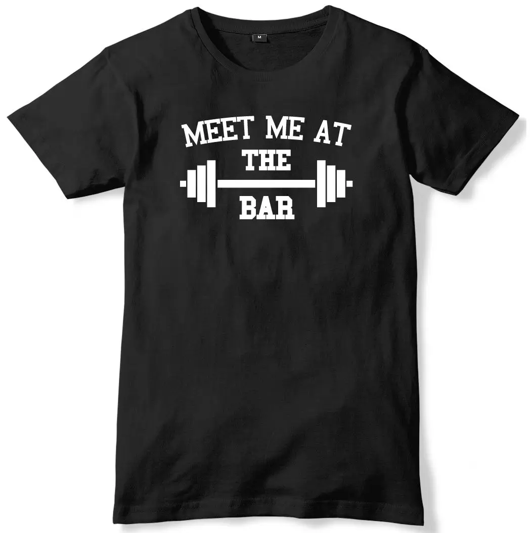 Meet Me At The Bar Мужская забавная футболка унисекс harajuku в стиле хип-хоп | одежда