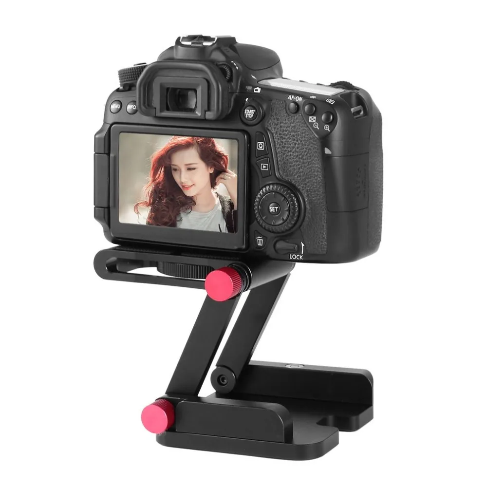 

Top Quality Z-Type Foldable Head Flex Z Pan Folding Desktop Quick Release Plate For Camera Tripod Tilt Head