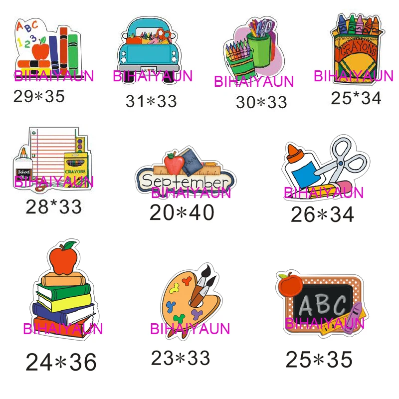 

Free shipping 25pcs/lot back to school planar resin