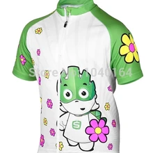 Джерси для девочек с коротким рукавом, велосипедная спортивная одежда, спортивная майка с коротким рукавом, велосипедная одежда