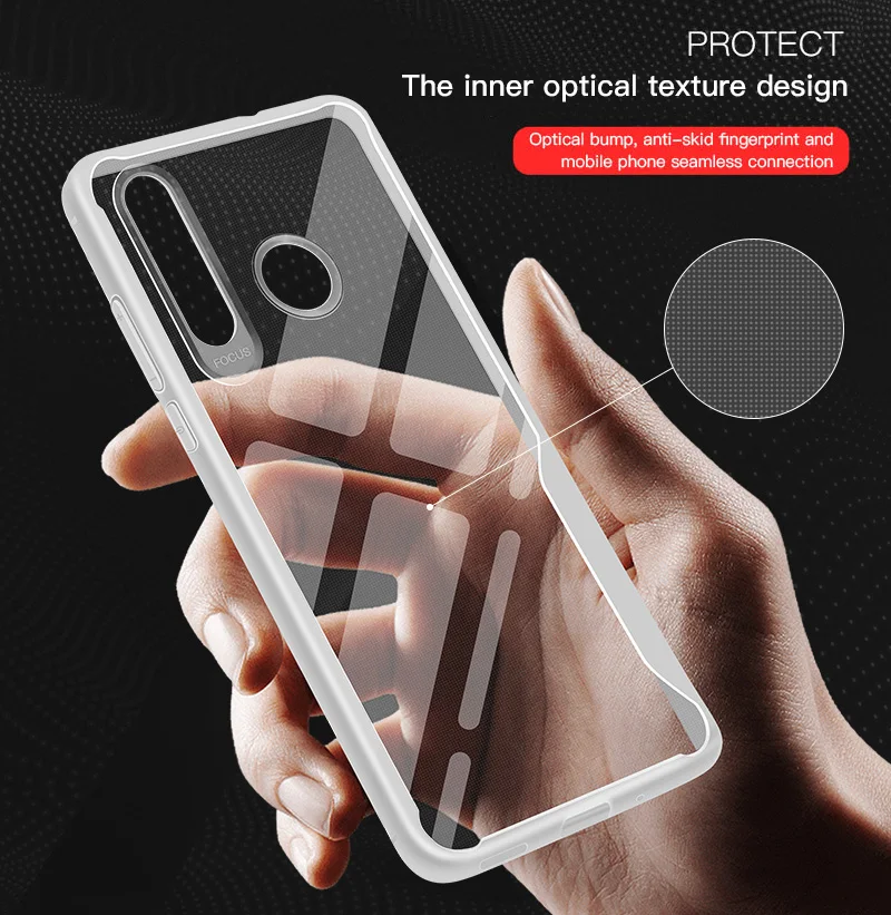 KHW2080_11_JONSNOW Soft Case for Huawei Nova 4 Transparent Anti-knock Protect Cases Soft Glue All-inclusive Back Cover