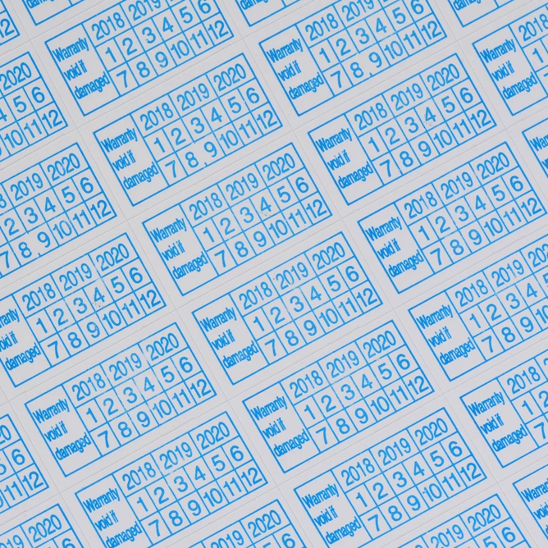 600pcs/lots 2018-2020 Warranty Void If Damaged Protection Security Label Sticker Seal