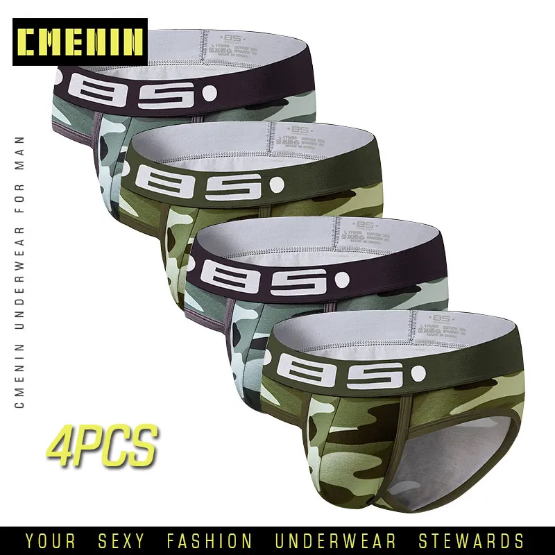 

4Pcs Brand Underwear Briefs Cueca Male Panties Briefs Sexy Men Underwear Mens For Wholesale Mens Underpants Sexy Man Underpants