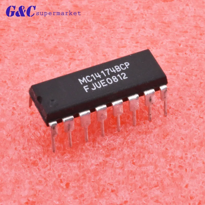 

5/10PCS MC14174BCP Encapsulation:DIP-16 14174BCP MC14174