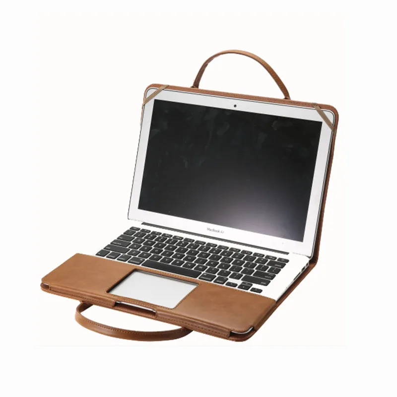 New Laptop Case Cover For Macbook Air 11 12 13.3 Notebook PU Waterproof Handbag For Macbook Pro 13.3 15.4 Laptop Bag A1465 A1466 (4)