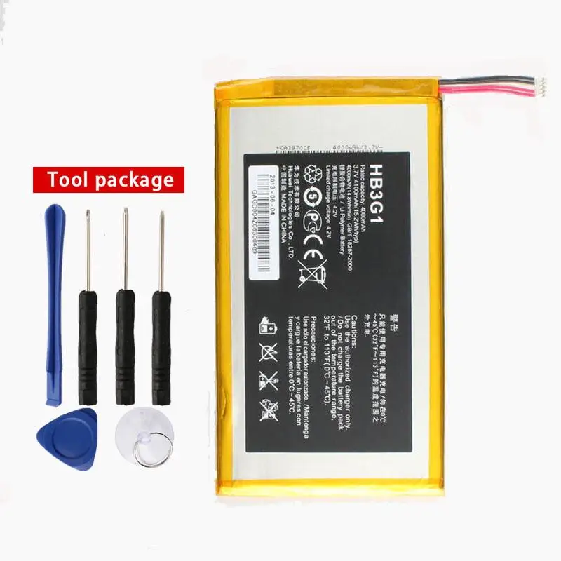 

Original Huawei HB3G1H Rechargeable Li-ion phone battery For Huawei S7-301U 301W 302 303(7 inch) 701 931 4000mAh