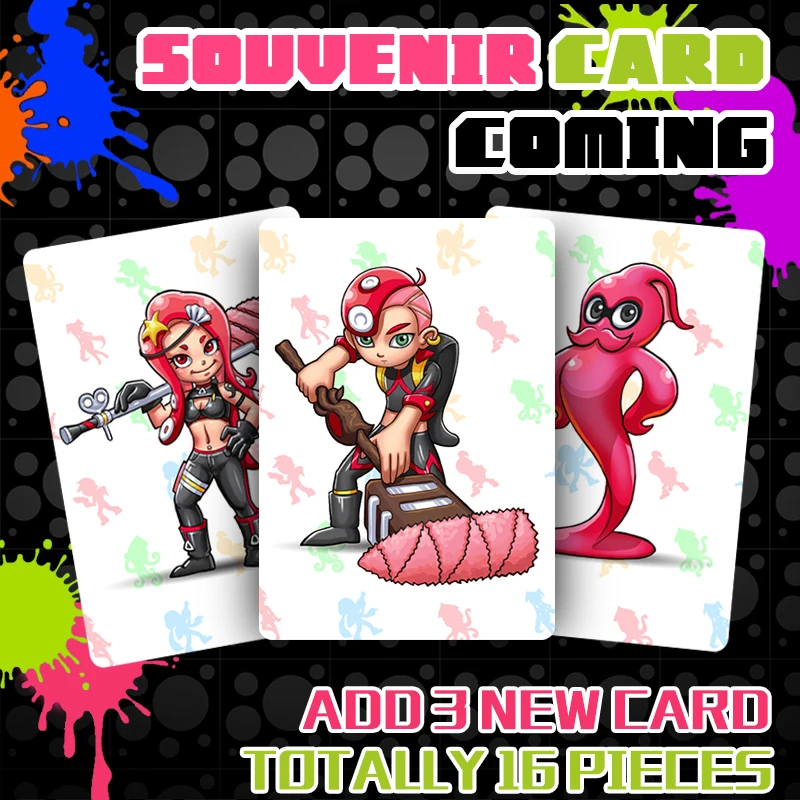 16pcs set Splatoon 2 Full Set NTAG215 Printed NFC Card Written by Tagmo Can Work For