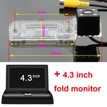 Wireless Car Rear View Parcheggio di Inverso Back up di Sconto Monitor Della Fotocamera per VW Passat Sagitar Touran Passat B6 Bora Golf jetta Superb