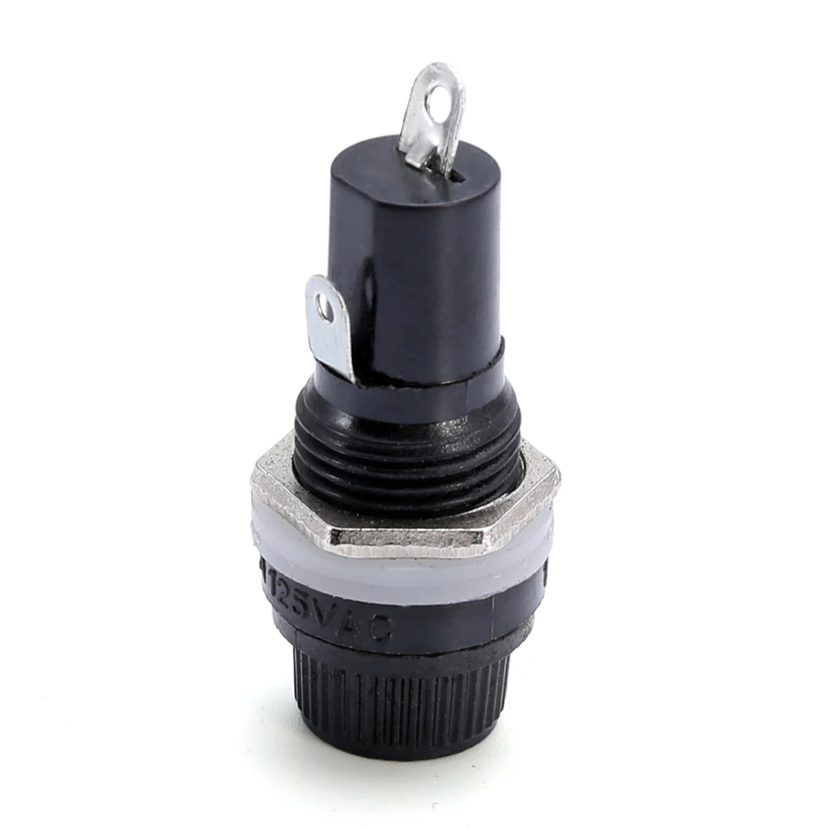 10pcs 5x20mm Glass Fuse Holder 250V 10A Panel Mount Screw Cap Fuse Holder Case for Glass Tube Fuse