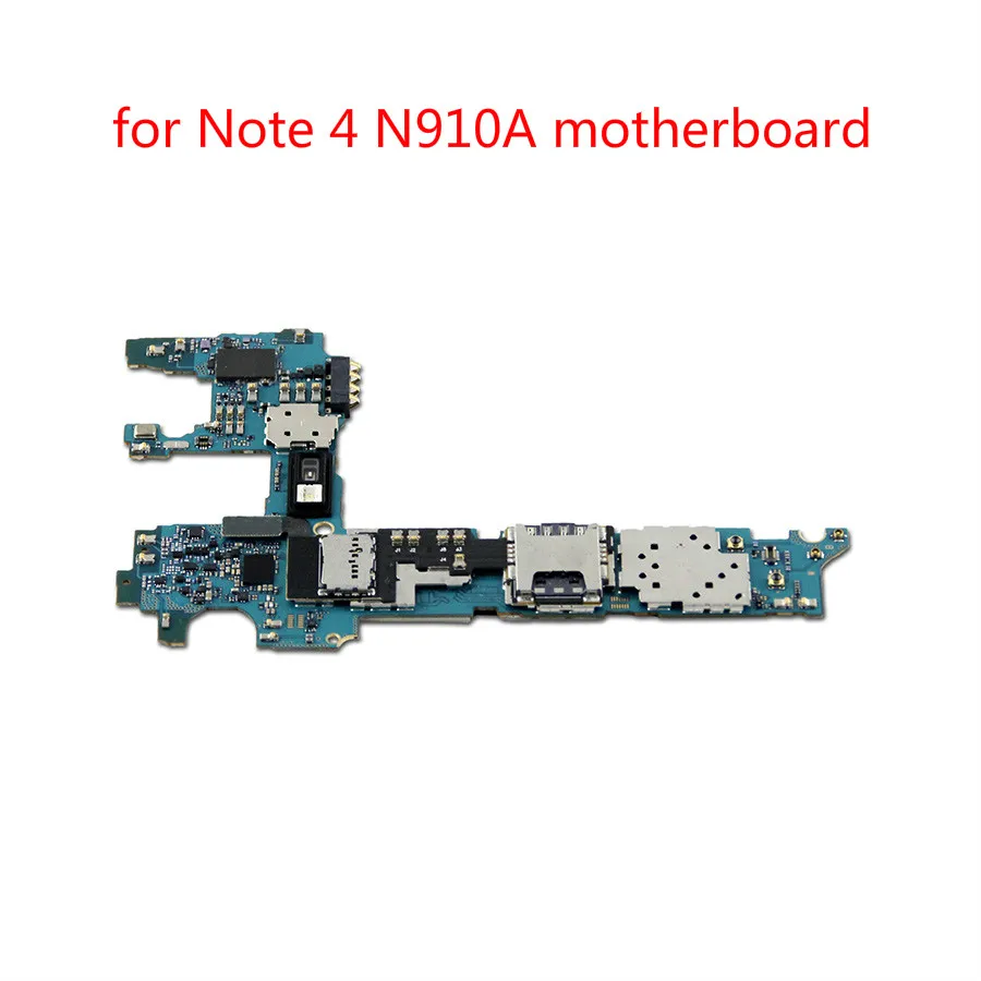 

Complete Logic Boards for Samsung Galaxy Note 4 N910A Motherboard,Original unlocked for Note 4 N910A Mainboard with Chips
