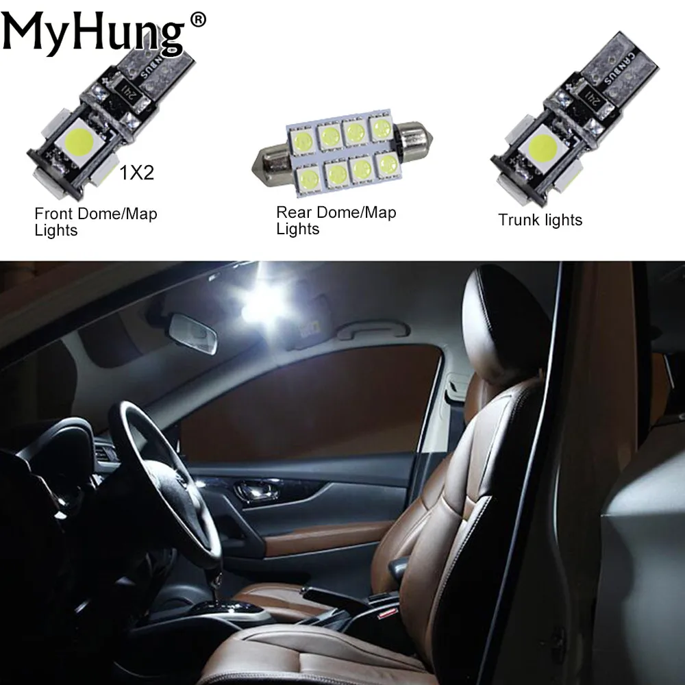 For Buick ENCORE Led Lamp Convenience Bulbs Car Led Interior Light C10W W5W Replacement Bulbs