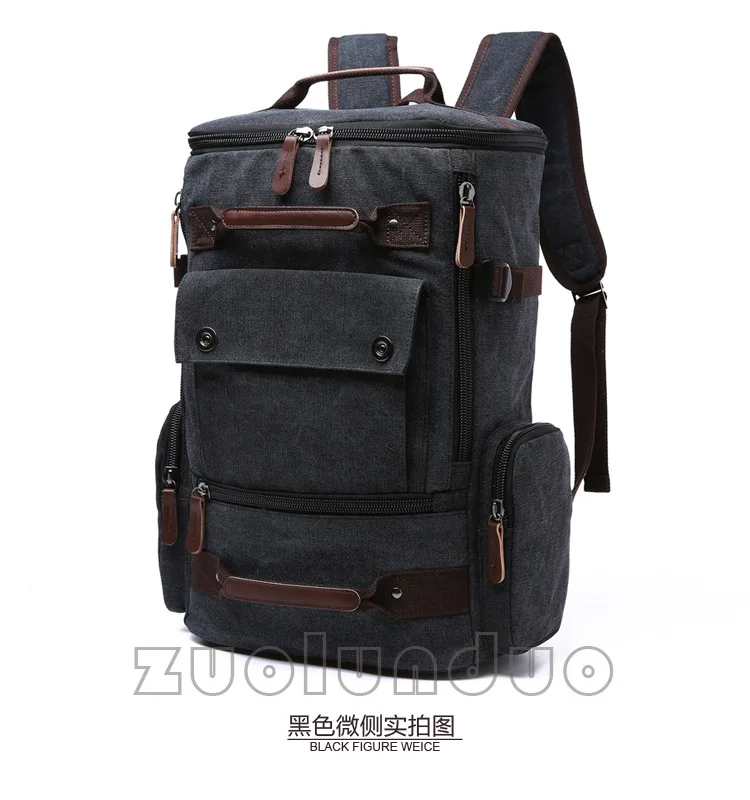 Большой холщовый рюкзак для мужчин Путешествия Back Pack Multifunctional сумка для женщин ноутбук школьные ранцы женский