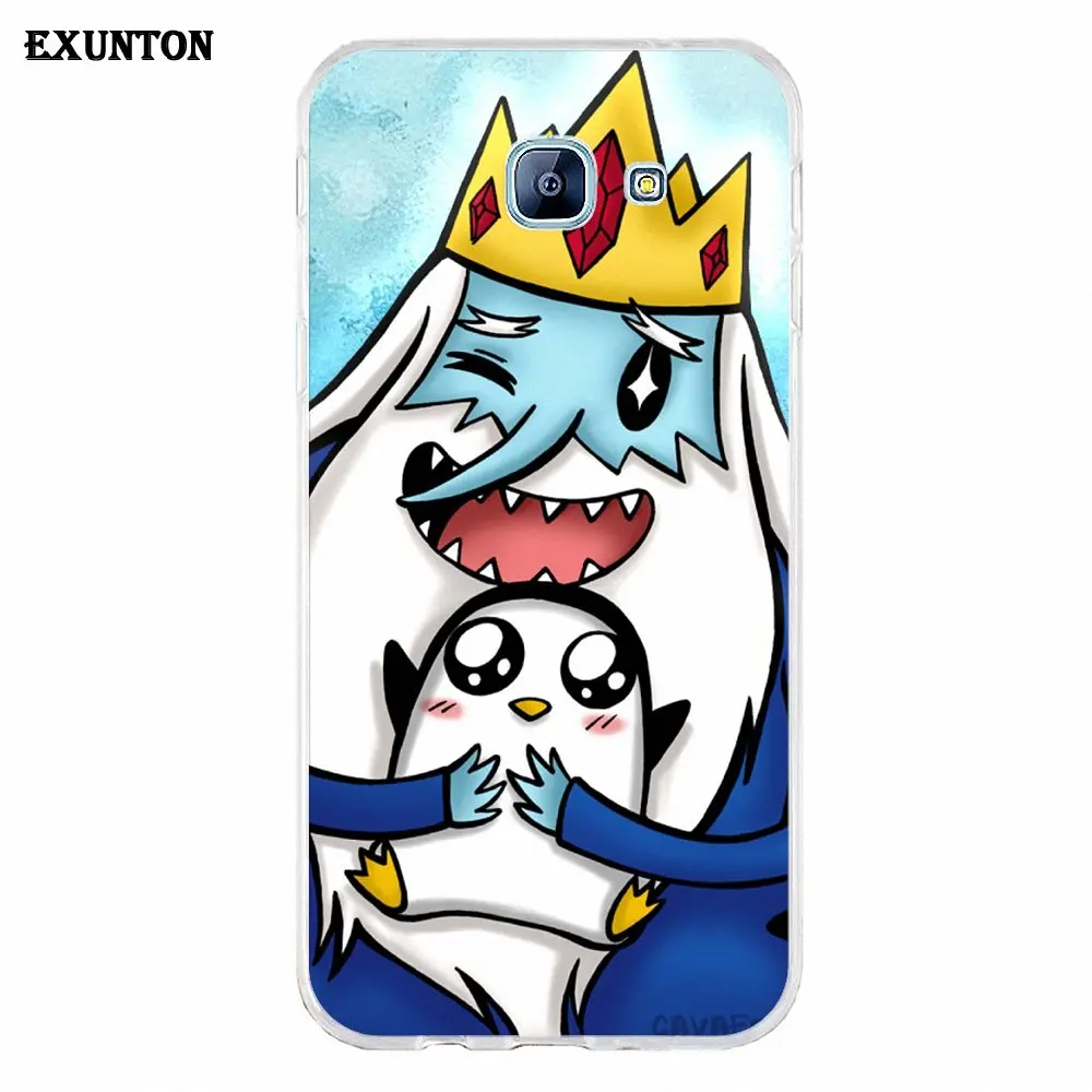 Adventure Time Gunter TPU популярный хит для Galaxy A3 A5 A7 A8 A9 A9S On5 On7 Plus Pro Star 2015 2016 2017