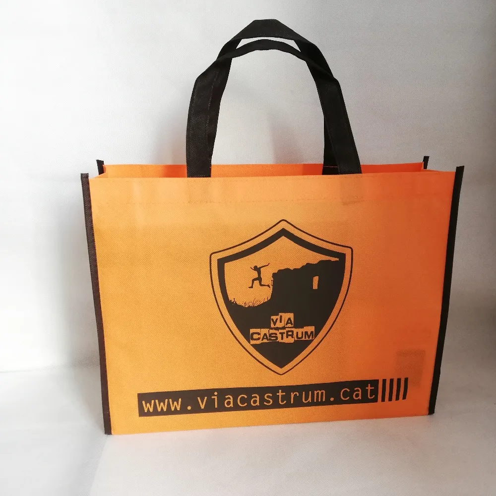 1500 шт/партия 30Hx40x10cm Экологически чистая, для покупок сумка многоразовая Нетканая ваше лого на заказ сумки продуктовый магазин сумки