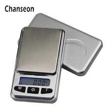 Chanseon 500 г x 0,1 г Мини цифровые весы для золота Bijoux стерлингового серебра ювелирные изделия точная шкала баланс цифровые карманные весы