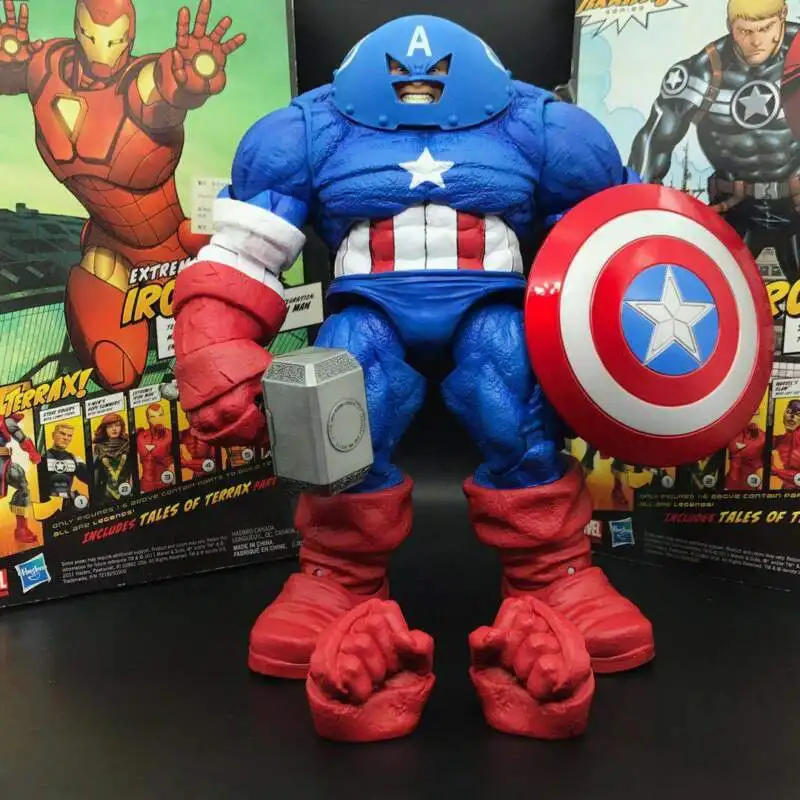 

Marvel Select DST X-Men Juggernaut Captain America Custom 9" Action Figure Gift