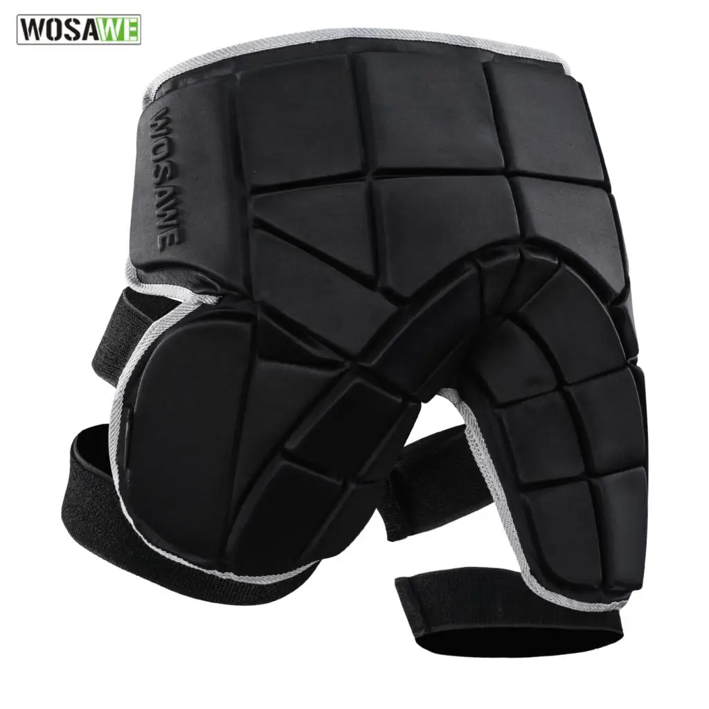 WOSAWE Skateboarding Shorts Outdoor Sports Removable Protective Padded