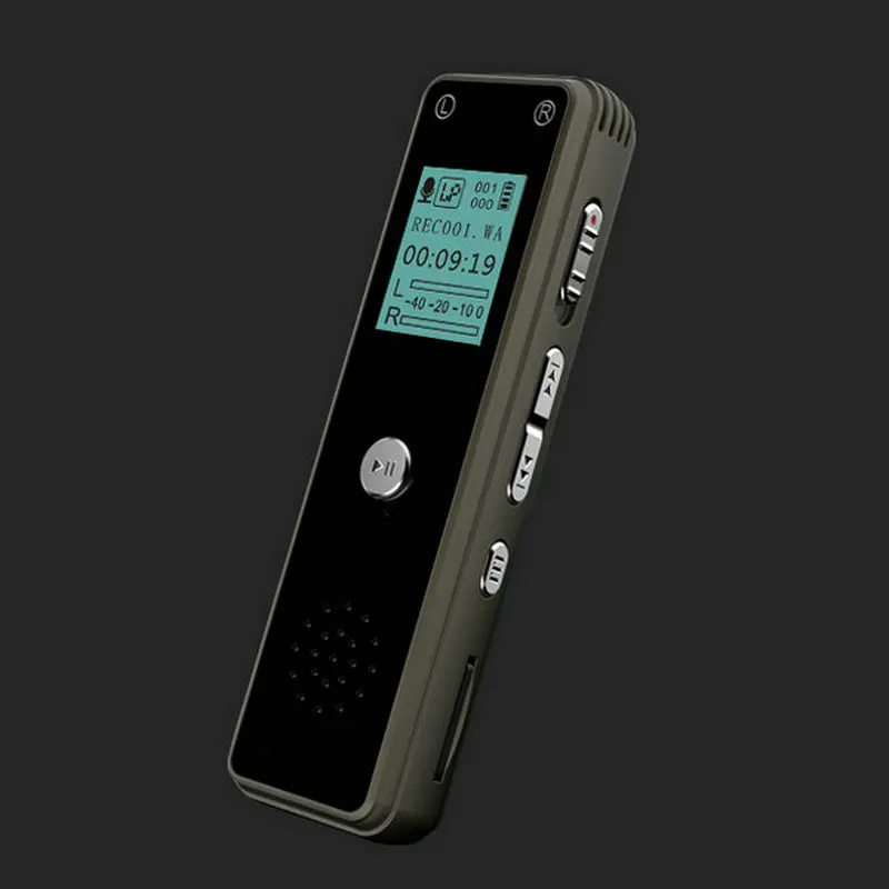 Vandlion 8 ГБ 16 ГБ 32 ГБ диктофон USB Профессиональный диктофон цифровой аудио рекордер с VAR/VOR Встроенный микрофон V80 - Цвет: Черный