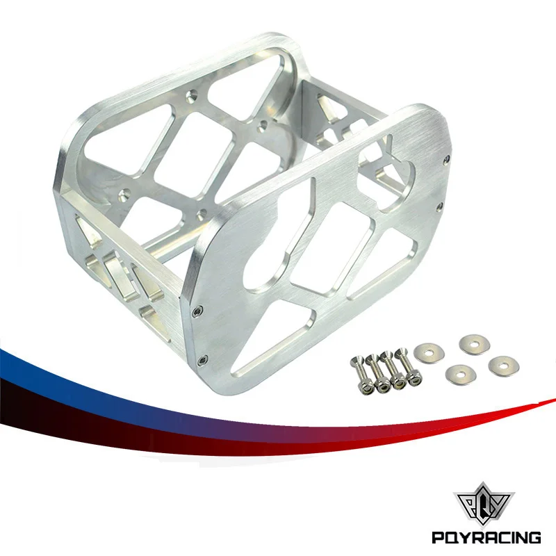 PQY RACING UNIVERSAL OPTIMA BATTERY MOUNT BRACKET NATURAL,BILLET