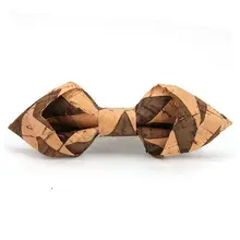 Бренд, мужские, для мальчиков, мягкие, из пробкового дерева, банкетный галстук-бабочка, аксессуар ручной работы, свадебные, вечерние костюмы, деревянный галстук-бабочка, галстук-платок