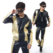 S-5XL! Черный шить модные Клубные отдых бум в певец сценические костюмы кожаный костюм