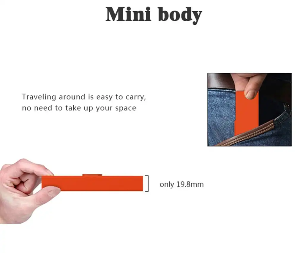 New For JUUL Charging Box 1200MAH E-Cigarette Portable Charge Case- Black
