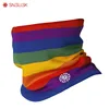 Men Warm Neck Autumn Winter Outdoor Sport Double-deck Polar Fleece Striped Windproof Warm Neck Ski Bicycle Loop Scarf ► Photo 1/5