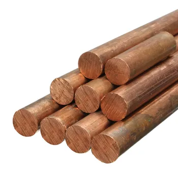 

Dia.10mm T2 Copper Round Bar Copper Rod Milling / Welding / Metalworking 600mm/500mm/400mm/300mm/250mm/200mm/150mm/100mm/50mm