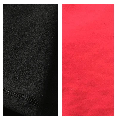 black red Подгонянная куртка для фигурного катания на молнии топы для девочек женские тренировочные соревнования Patinaje Ледовое катание теплый флис гимнастический 13 - Цвет: black red