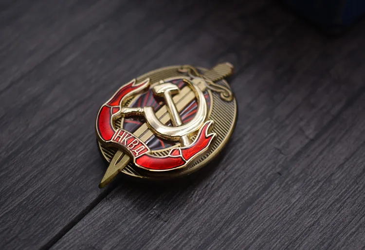 WW2 CCCP KGB медаль советский NKVD Россия брошь металлические значки СССР (народный