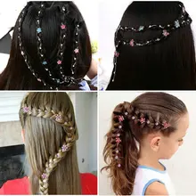 Новинка года! Стразы для наращивания волос для девушек, блестящие заколки для косы, свадебные аксессуары для волос