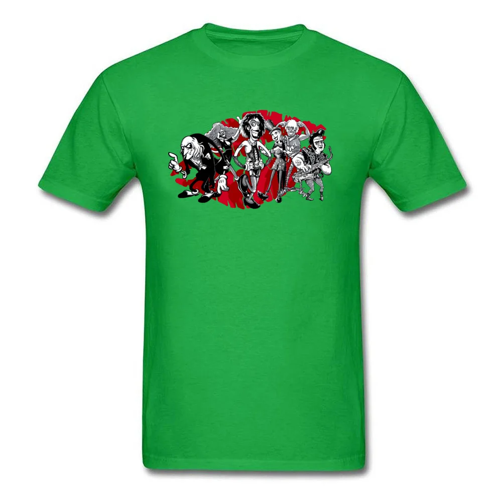 Rocky Horror Toons T-shirts Short Sleeve Custom 2018 Fashion Men Summer Autumn Tees Custom Tee-Shirt Round Collar Cotton Rocky Horror Toons green