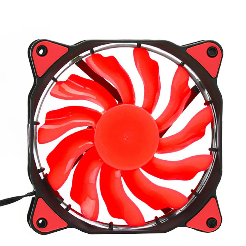 

Reliable dropshipping Do CSV Quiet 120mm DC 12V 3+4pin LED effects Clear Computer Case Fan For Radiator Mod