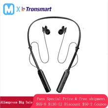 Tronsmart Encore S2 Plus Bluetooth беспроводные наушники авторизация IPX45 наушники водонепроницаемые наушники гарнитура с шейным ремешком