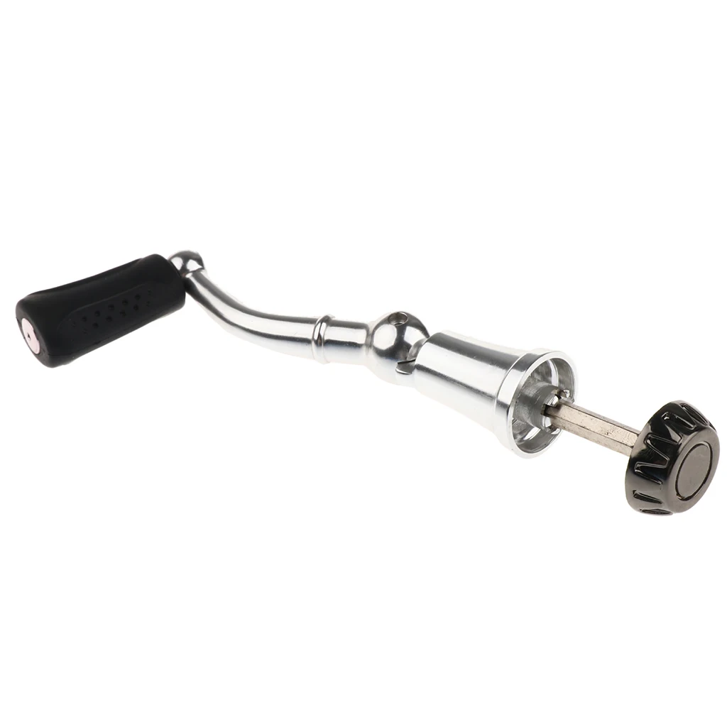 Fishing Foldable Power Handle Grip Rocker Arm for Spinning Fishing Reel Repair Parts Handle Nonslip Grip