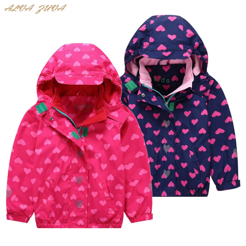 

Europe and America 2018 New Spring Girls Jackets And Coats Children Fleece Hoodies Ski Jacket Kids Autumn Outerwear Cyy203