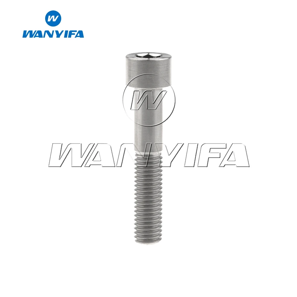 Cheap Wanyifa Titanium Bolt Screw M10x25 30 40 45 50 55 60 70mm Column Head for Bicycle Frame Bike Part 3