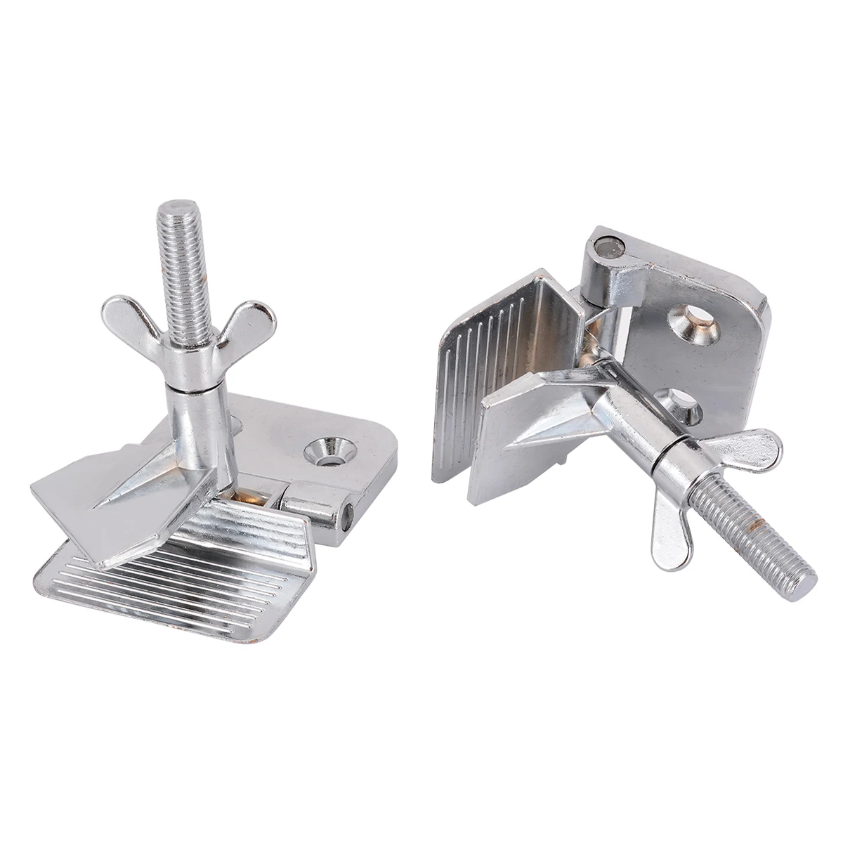 2pcs/set Heavy Duty Zinc Alloy Screen Printing Speedball Hinge Clamp Butterfly Hinge Double-Buret Clamp Hardware Cilp Tools