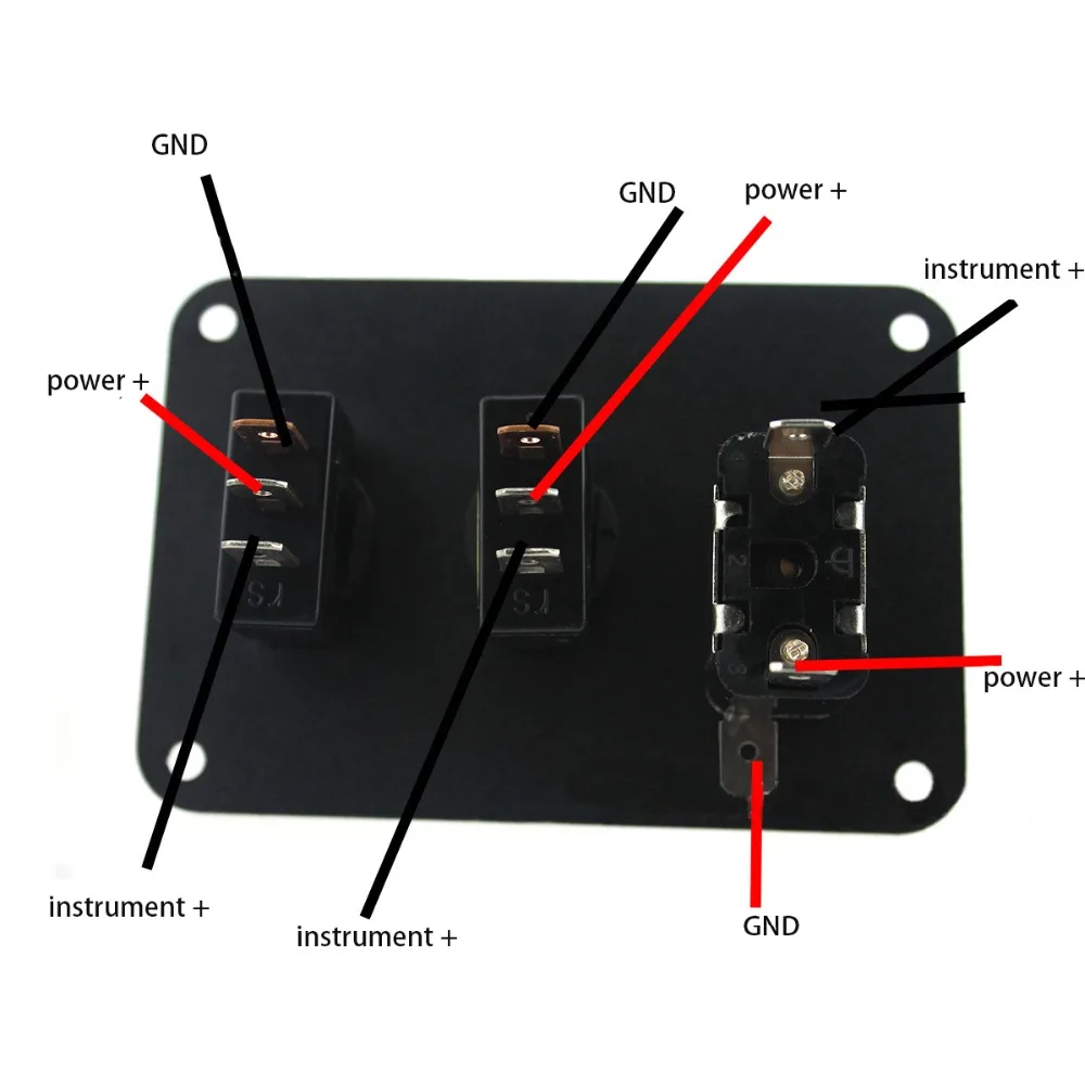 DC12V 20A 3 комплекта рычажный выключатель со световым индикатором DIY гоночный Стиль модификация автомобиля кулисный переключатель 1 Панель углеродного волокна vover