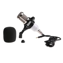 Микрофон белый конденсаторный микрофон BM800 звук пение студия запись ударное крепление