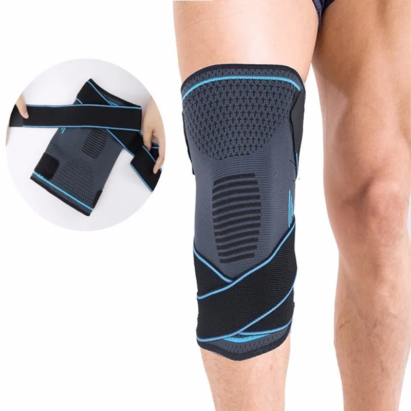 1pcs Elastic Knee Support Sports Safety Knee Wraps Breathable Double