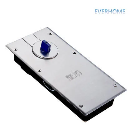 Single Cylinder 90 Degree 100kgs Loading Floor Hinge Glass Door