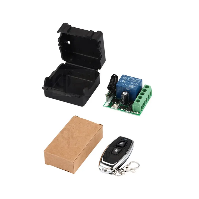 

New Universal Wireless Remote Control 433Mhz Switch DC 12V 1CH relay Receiver Module RF Transmitter 433 Mhz Remote Controls