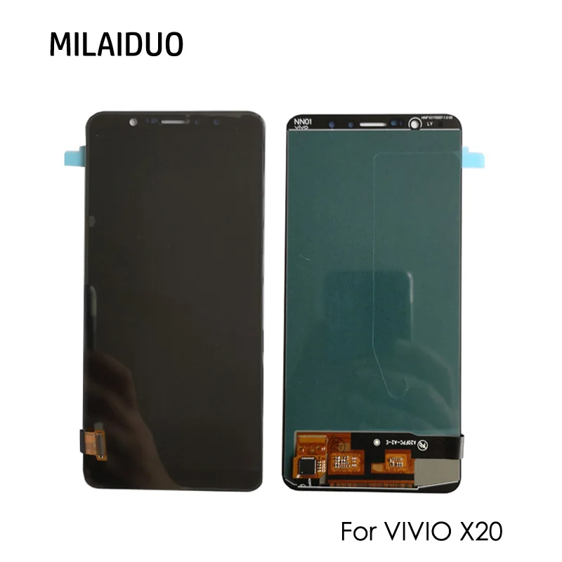 

OEM Super AMOLED For VIVO X20 LCD Display Touch Screen Digitizer Assembly Replacement 6.01 inch Black White
