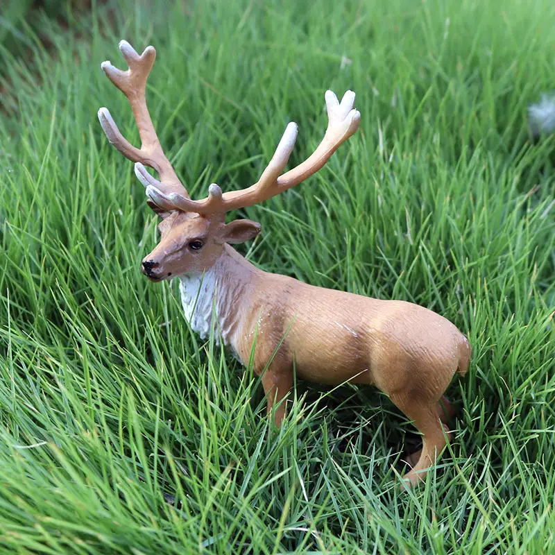 Oenux dzikie zwierzęta gospodarskie symulacja świnia koń kura kangur Orangutan figurki zwierzęta Cub Model PVC figurki zabawki dla dzieci