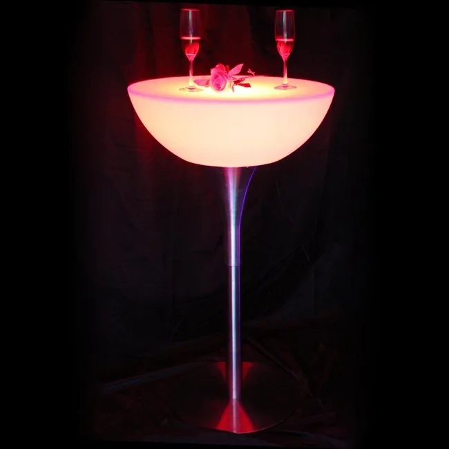 Портативный светильник для бара/полиэтиленовый светодиодный rgb коктейльный барный стол SK-LF20(D60* H110cm) 2 шт./лот