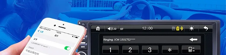 2 Din Автомобильный gps-навигатор Bluetooth стерео радио FM MP3 аудио видео USB Авто Электроника Авторадио управление рулем