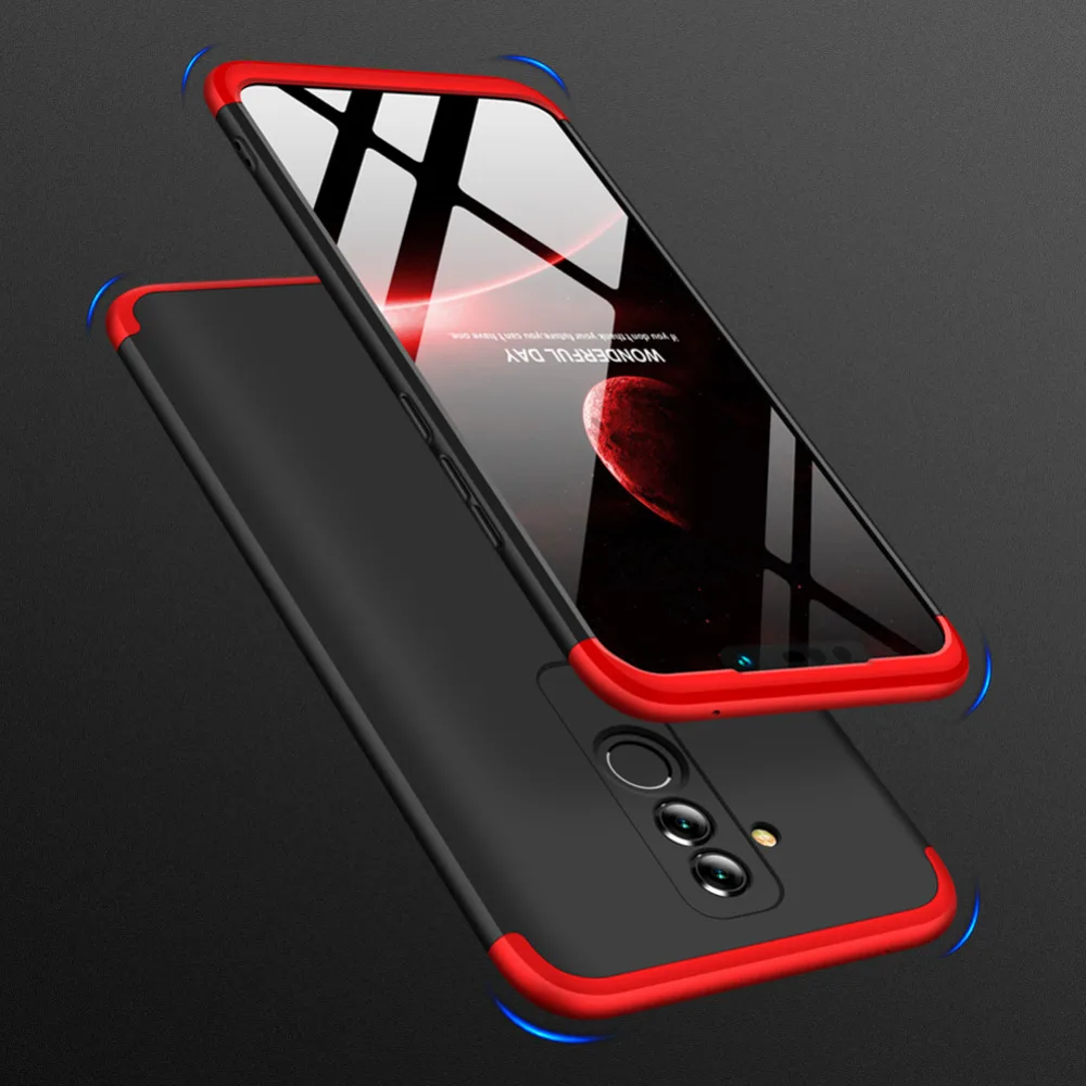 Чехол для Huawei Mate 20 Lite 360 полная Защита задняя крышка противоударный протектор Maimang