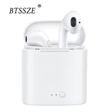 Оригинальный i7s СПЦ Bluetooth наушники гарнитура беспроводной libre с микрофоном портативный стерео вкладыши для android iphone