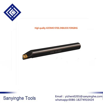 

42CRMO steel inblock forging Metal Lathe Cutting Tools CNC intercal Turning Tool Holder S08K-SCLCL06 for CCMT inserts